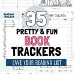 35 Pretty & Fun Book Trackers | SaturdayGift