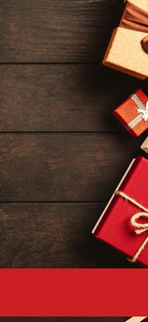Christmas Gift Boxes Phone Wallpaper