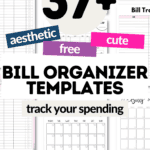 37+ Aesthetic and Free Bill Organizer Templates | SaturdayGift