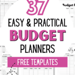 37 Easy and Practical Budget Planners | SaturdayGift