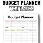 37 Free Printable Budget Planner Templates | SaturdayGift