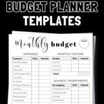 37 Printable Budget Planner Templates | SaturdayGift