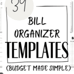 39 Bill Organizer Templates | SaturdayGift
