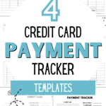 4 Credit Card Payment Tracker Templates | SaturdayGift