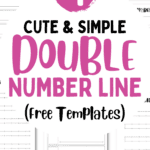 4 Cute & Simple Double Number Line - Free Templates | SaturdayGift