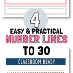 4 Easy & Practical Number Lines to 30 - Classroom Ready | SaturdayGift