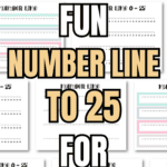 4 Fun Number Line to 25 for Homework | SatudayGift