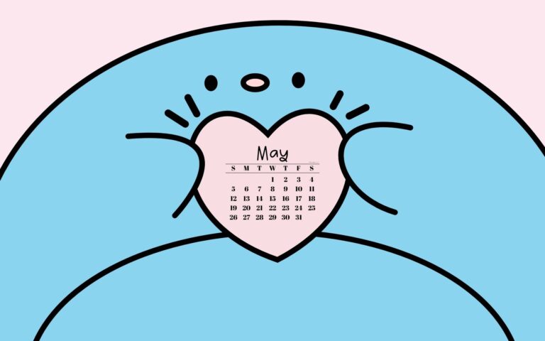 May Desktop Wallpaper - 21 Cute & Free May 2024 Calendar Backgrounds