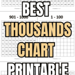 40 Best Thousands Chart Printable Templates | SaturdayGift