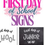 42 First Day of School Signs | SaturdayGift