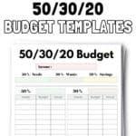 5 Free Printable 50_30_20 Budget Templates | SaturdayGift