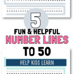 5 Fun & Helpful Number Lines to 50|SaturdayGift
