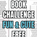 50 Book Challenge Fun & Cute Free Templates | SaturdayGift