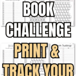 50 Book Challenge Print & Track Your Favorites | SaturdayGift