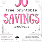 50 Free Printable Savings Trackers | SaturdayGift