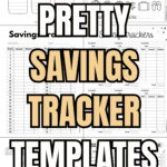 51 Pretty Savings Tracker Templates to Print | SaturdayGift
