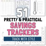 51 Pretty and Practical Savings Trackers | SaturdayGift