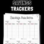 51 Printable Savings Trackers | SaturdayGift