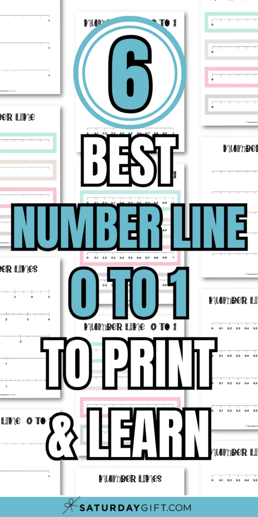 6 Best Number Line 0 to 1 to Print & Learn | SaturdayGift