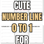 6 Cute Number Line 0 to 1 for Learning | SaturdayGift