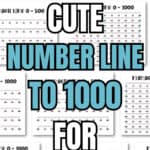 6 Cute Number Line to 1000 For Homework | SaturdayGift