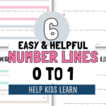 6 Easy & Helpful Number Lines 0 to 1 - Help Kids Learn | SaturdayGift