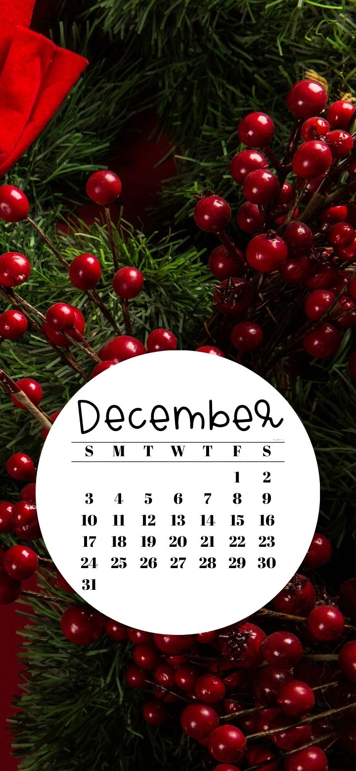 December 2023 Calendar Wallpaper - 48 Cute iPhone Backgrounds