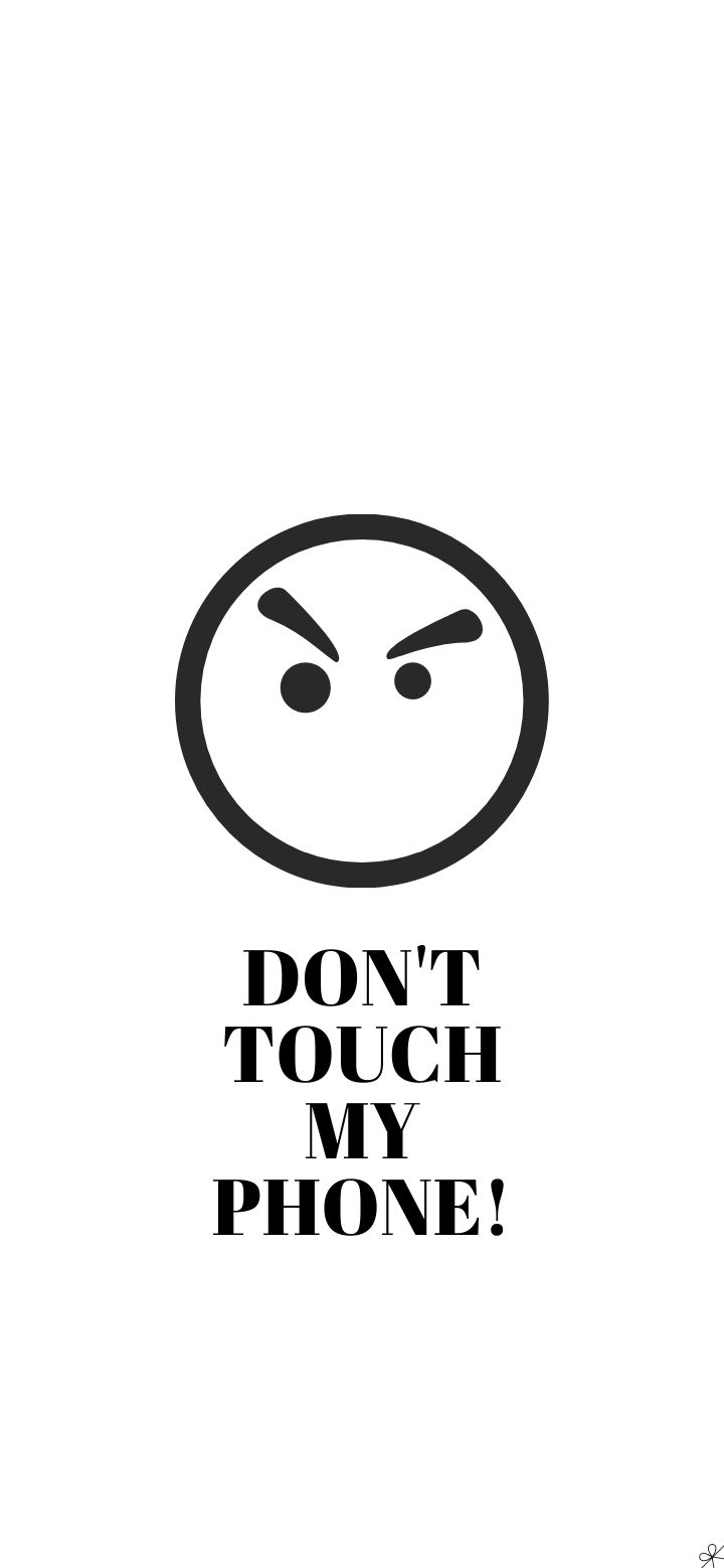 Don't Touch My Phone Wallpaper 25 Super Cute Backgrounds for iPhone