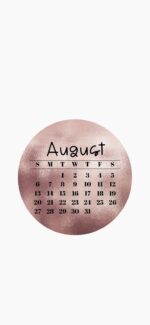 August 2023 Calendar Wallpaper - 38 Cute Backgrounds For Your iPhone