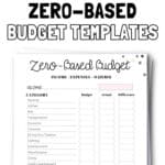 7 Free Printable Zero-Based Budget Planners | SaturdayGift