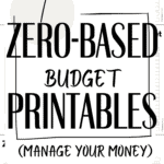 7 Zero-Based Budget Printables | SaturdayGift
