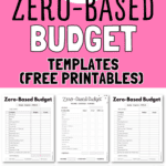7 Zero-Based Budget Templates | SaturdayGift