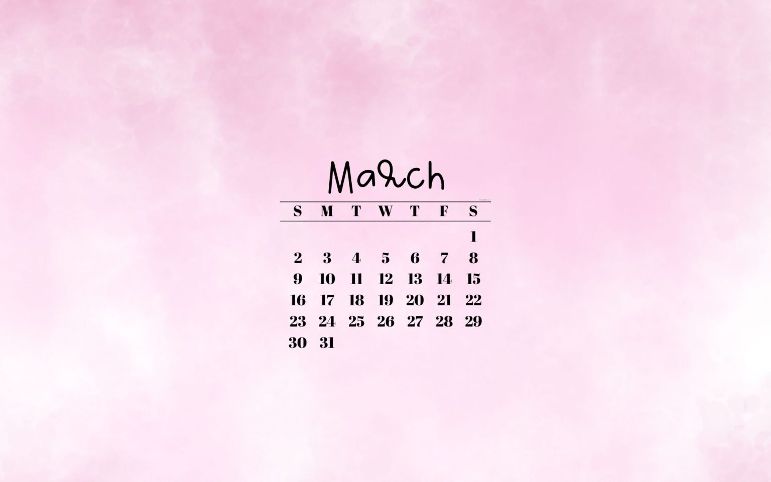March Desktop Wallpaper 21 Cute & Free March 2025 Calendar Backgrounds
