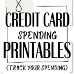 8 Credit Card Spendfing Printables | SaturdayGift