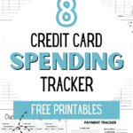 8 Credit Card Spending Tracker Free Printables | SaturdayGift
