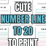 8 Cute Number Line to 20 to Print & Learn | SaturdayGift