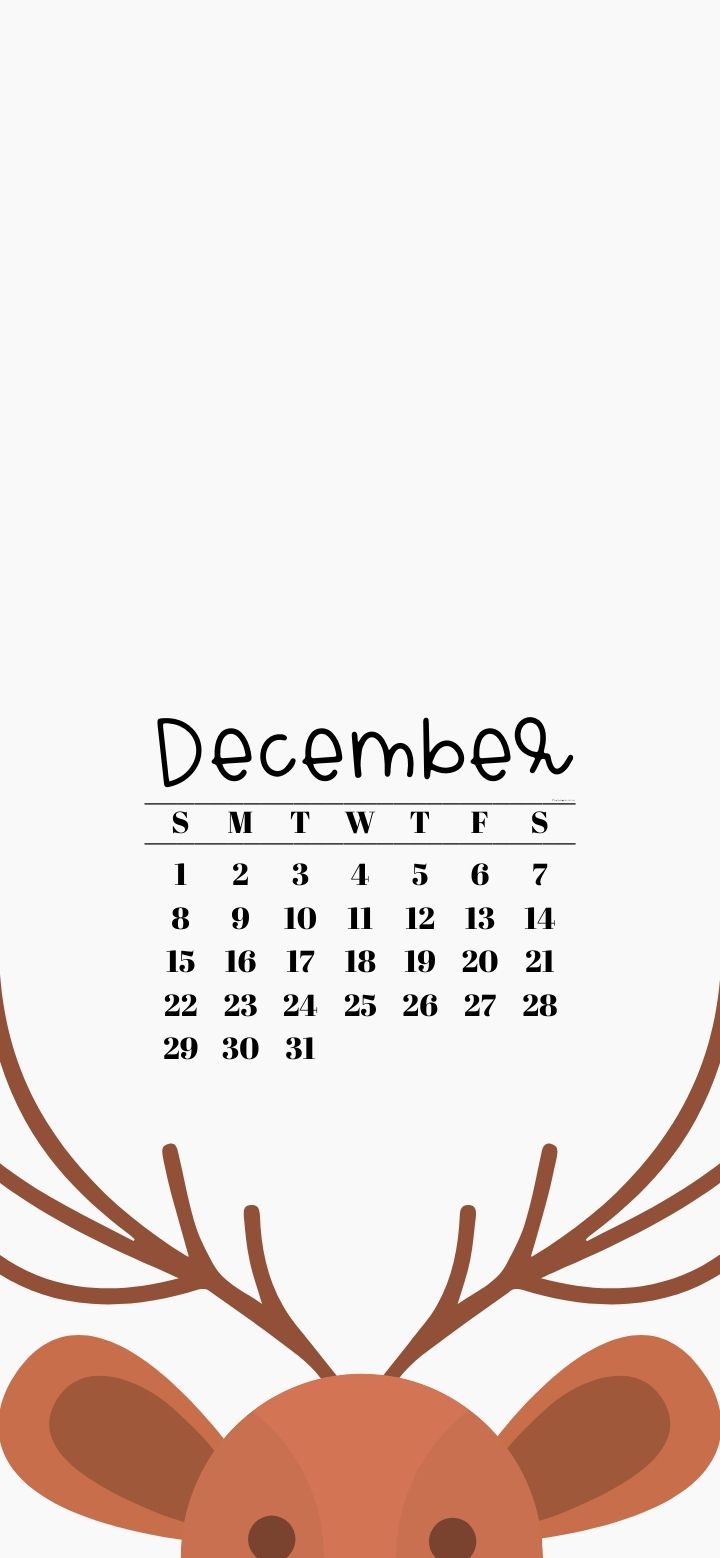 December 2024 Calendar Wallpaper 48 Cute iPhone Backgrounds