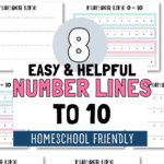 8 Easy & Helpful Number Lines to 10 - Homeschool Ready | SaturdayGift