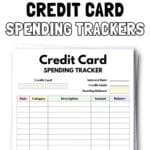 8 Free Printable Credit Card Spending Trackers | SaturdayGift
