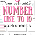 8 Free Printable Number Line to 10 Worksheets - Make Learning Fun | SaturdayGift