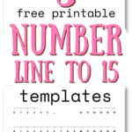 8 Free Printable Number Line to 15 Templates - Classroom Ready | SaturdayGift