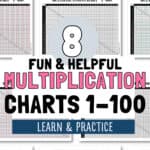 8 Fun & Helpful Multiplication Charts 1 to 100 - Learn & Practice | SaturdayGift