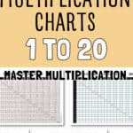 8 Multiplication Charts 1 to 20 | Master Multiplication | SaturdayGift