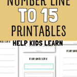 8 Number Line to 15 Printab|es - Help Kids Learn | SaturdayGift