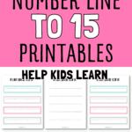 8 Number Line to 15 Printables - Helo Kids Learn | SaturdayGift