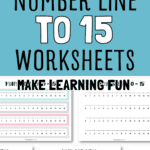 8 Number Line to 15 Worksheets - Make Learning Fun | SaturdayGift