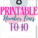 8 Printable Number Lines to 10 | SaturdayGift