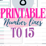 8 Printable Number Lines to 15 | SaturdayGift