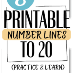 8 Printable Number Lines to 20 - Practice & Learn | SaturdayGift