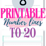 8 Printable Number Lines to 20 | SaturdayGift
